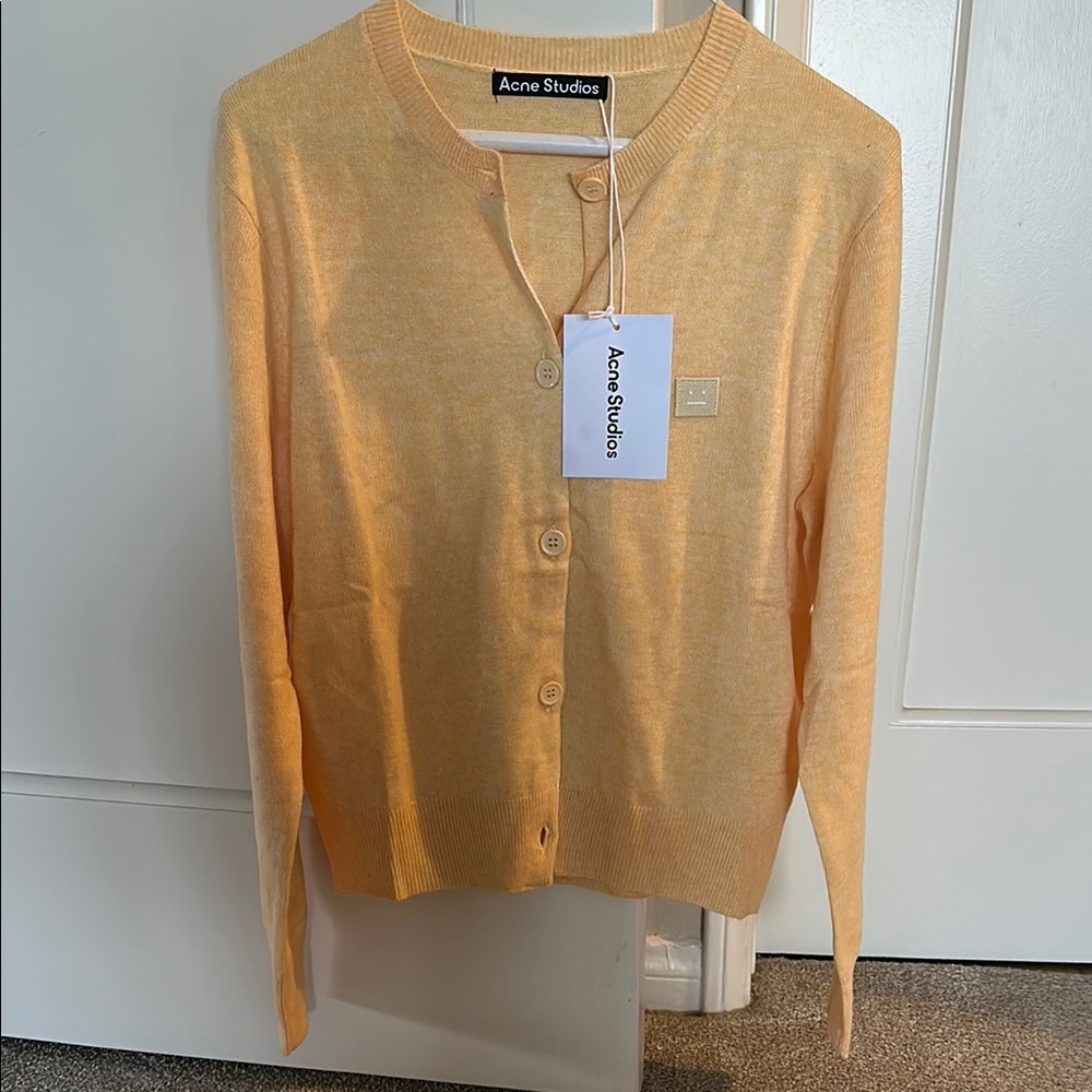 Acne Studios Yellow Cardigan